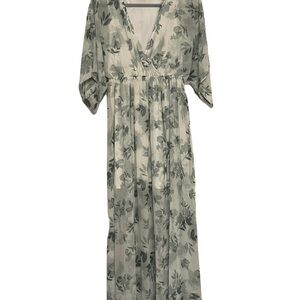 Baltic Born Sage Green Floral Maxi Dress